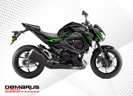 Kit déco Kawasaki Z800 Airline vert