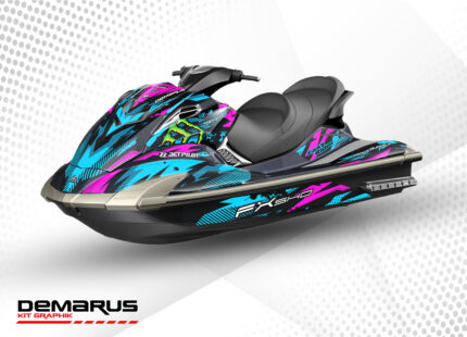 Kit déco FX 1800 Monster Energy Blue Pink