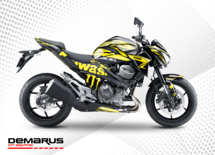 Kit déco Kawasaki Z800 Monster jaune