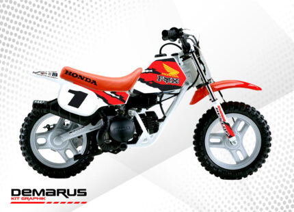 Kit Déco HONDA QR 50 red fox