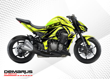 Kit déco Kawasaki Z1000 fluo