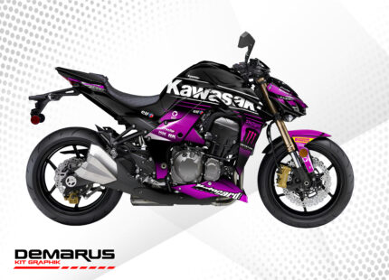 Kit déco Kawasaki Z1000 Monster pink
