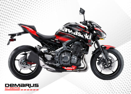Kit déco Kawasaki Z900 monster rouge